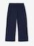 Wide-Leg Leggings with Honeycomb Effect for Girls coral+mauve+navy blue+printed white+sage green - vertbaudet enfant 