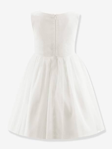 Robe en tulle et dentelle fille Happy Girls écru - vertbaudet enfant 