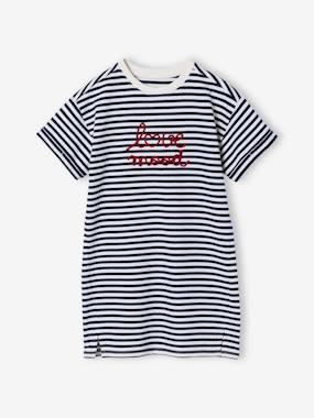 Robe fille en molleton léger motif - vertbaudet enfant Fille-Robe fille en molleton léger motif