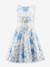 Robe fleurie fille Happy Girls bleu jean - vertbaudet enfant 