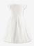 Dress with embroidery and pearls Happy Girls for girl ecru - vertbaudet enfant 