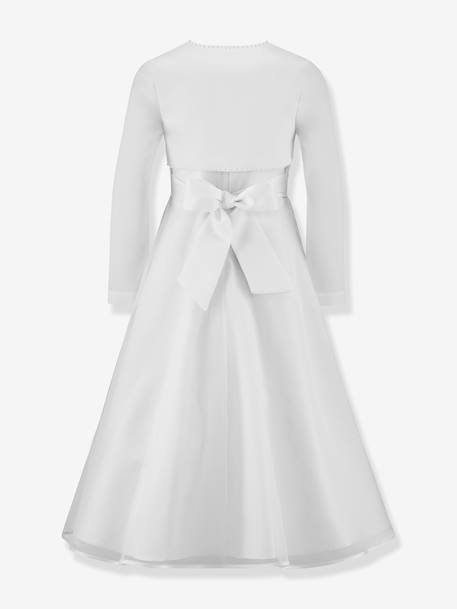 Communion dress with pearls & bolero plus sizes Happy Girls for girl white - vertbaudet enfant 
