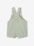 Short Dungarees for Baby Boys aqua green - vertbaudet enfant 