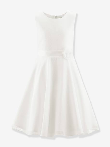 Robe en tulle fleurie fille Happy Girls écru - vertbaudet enfant 