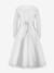 Robe de communion à fleurs pailletées et boléro fille Happy Girls blanc - vertbaudet enfant 