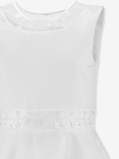 Robe de communion perlée et boléro grandes tailles fille Happy Girls blanc - vertbaudet enfant 