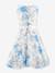 Robe fleurie fille Happy Girls bleu jean - vertbaudet enfant 