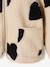 Girls' floral pop hooded sherpa jacket ecru+vanilla - vertbaudet enfant 