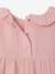 Baby girl's dress in cotton gauze rose - vertbaudet enfant 