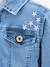 Denim jacket with embroidery Happy Girls for girl denim blue - vertbaudet enfant 