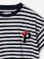 Fancy girl's t-shirt coral+navy blue - vertbaudet enfant 