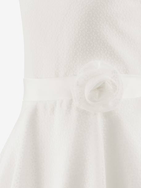 Robe en tulle fleurie fille Happy Girls écru - vertbaudet enfant 