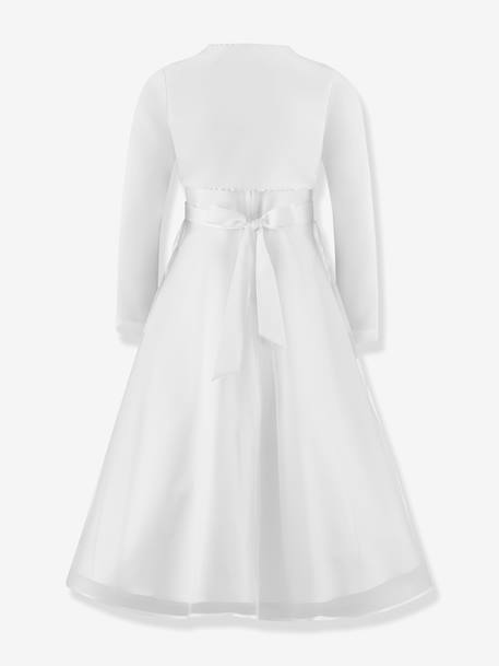 Communion dress with sequins & bolero Happy Girls for girl white - vertbaudet enfant 