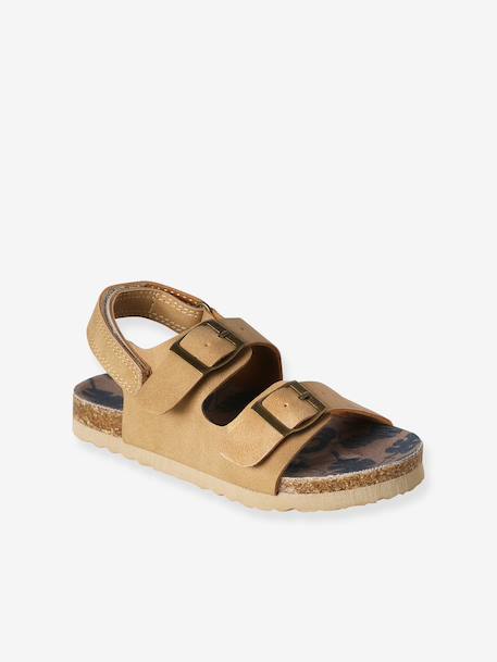 Synthetic Sandals for Boys beige - vertbaudet enfant 