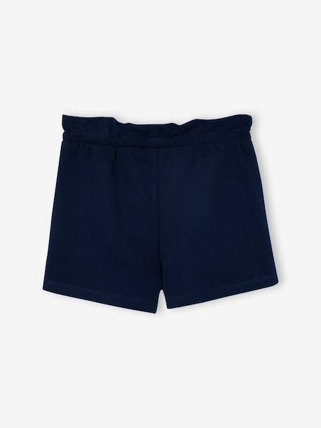 Pack of 2 Pairs of Shorts for Girls aqua green+navy blue+tangerine - vertbaudet enfant 