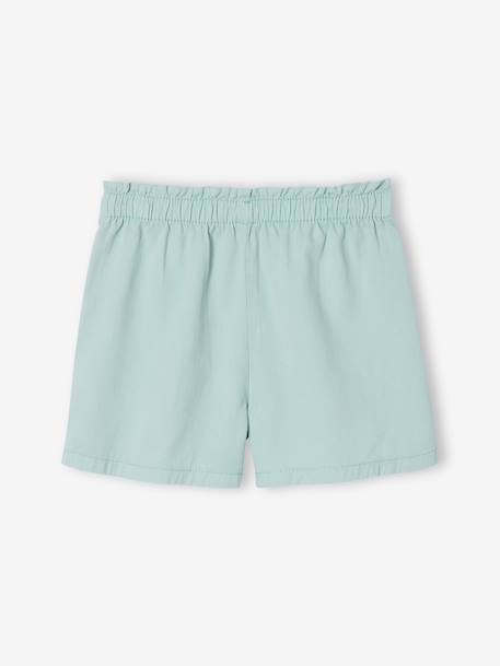 Colourful Shorts, Easy to Put On, for Girls aqua green+coral+mauve - vertbaudet enfant 