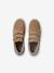 Leather Derby Shoes with Touch Fasteners for Boys beige+navy blue - vertbaudet enfant 