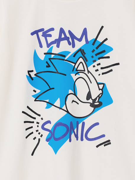T-Shirt for Boys - SONIC ecru - vertbaudet enfant 