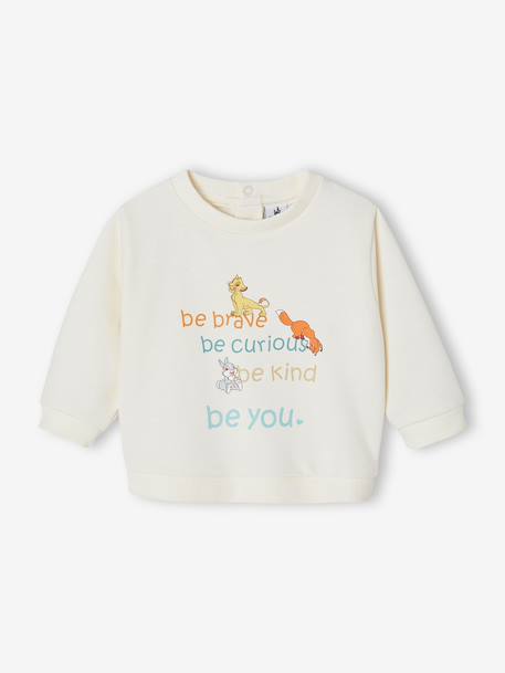 Disney baby sweatshirt ecru - vertbaudet enfant 