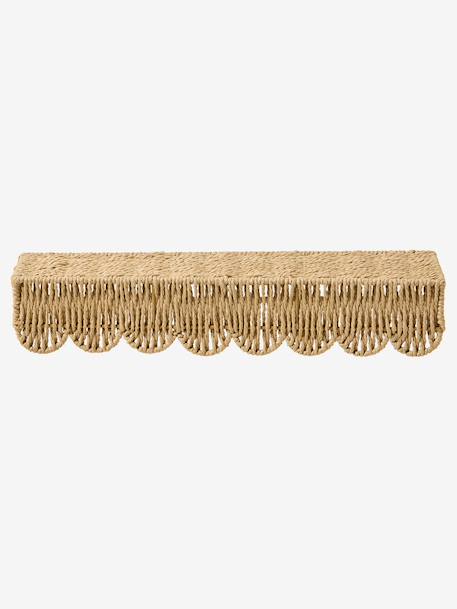 Scalloped paper rope shelf beige - vertbaudet enfant 