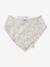 3 Bandana-Style Bibs in Cotton Gauze Brown+cappuccino+ecru+grey blue+Light Green+pale pink+printed beige+sage green+set beige+White/Print - vertbaudet enfant 