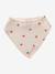 Lot 3 bavoirs bandanas en gaze de coton beige imprimé+BLANC+bleu grisé+cappuccino+écru+lot renard+lot vert panda+rose pâle+vert sauge - vertbaudet enfant 
