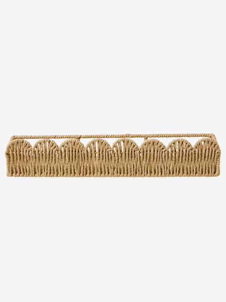 Scalloped paper cord shelf beige - vertbaudet enfant 