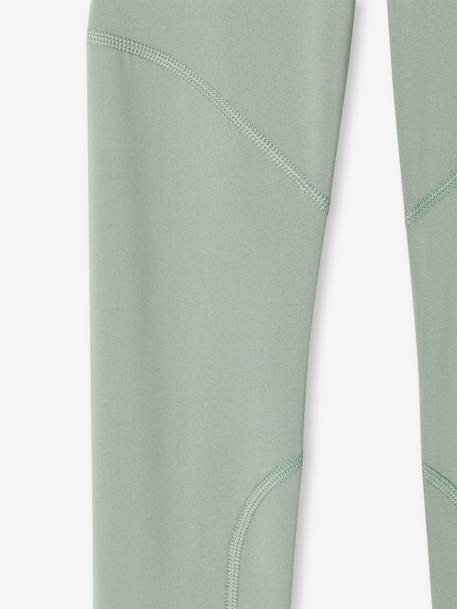 Essential Leggings for Girls anthracite+sage green - vertbaudet enfant 