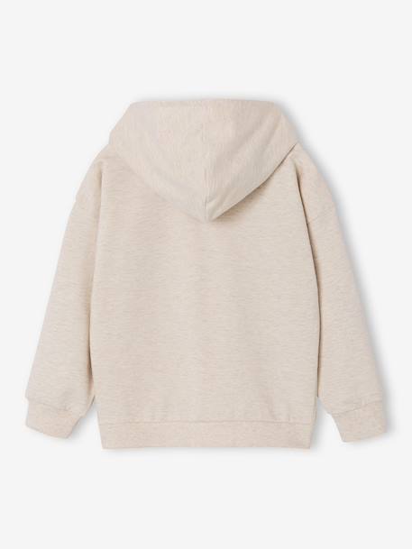 Boys' AVENGERS hooded sweatshirt marl beige - vertbaudet enfant 