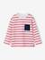 T-shirt rayé garçon personnalisable écru+rouge+vert d'eau - vertbaudet enfant 