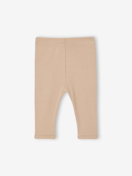 Pack of 3 newborn baby leggings ecru - vertbaudet enfant 