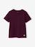 Short Sleeve T-Shirt, for Boys aubergine+Blue+Green+mango+pale yellow+white - vertbaudet enfant 