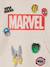 Boys' AVENGERS hooded sweatshirt marl beige - vertbaudet enfant 