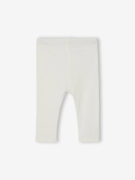 Pack of 3 newborn baby leggings ecru - vertbaudet enfant 