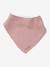 Pack of 3 Bandana-Style Bibs in Terry Cloth & Cotton Gauze BROWN MEDIUM SOLID+hazel - vertbaudet enfant 