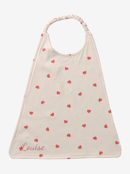Lot 3 grands bavoirs moka+rose pâle+vert sauge - vertbaudet enfant 