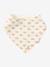 Lot 3 bavoirs bandanas en gaze de coton beige imprimé+BLANC+bleu grisé+cappuccino+écru+lot renard+lot vert panda+rose pâle+vert sauge - vertbaudet enfant 