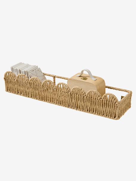 Scalloped paper rope shelf beige - vertbaudet enfant 