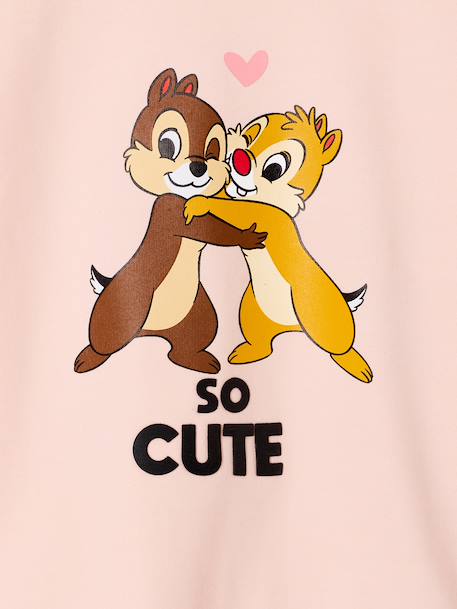 Chip 'n' Dale Sweatshirt for Girls pale pink - vertbaudet enfant 