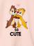 Chip 'n' Dale Sweatshirt for Girls pale pink - vertbaudet enfant 