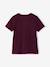 T-shirt garçon personnalisable manches courtes aubergine+blanc+BLEU+jaune pâle+mangue+sauge - vertbaudet enfant 