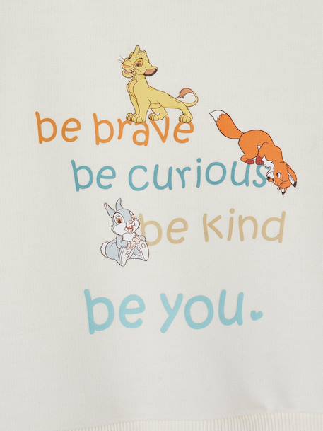 Disney baby sweatshirt ecru - vertbaudet enfant 