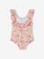 Girls' one-piece swimsuit pale pink - vertbaudet enfant 