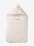 Nid d'ange enveloppant en coton beige imprimé+bleu glacier+bleu grisé+imprimé grenier+vanille - vertbaudet enfant 