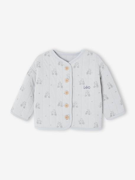 Quilted Set for Newborns aqua green+rose - vertbaudet enfant 