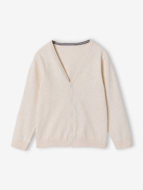 Boys-V-neck knitted cardigan BASICS for Boys 