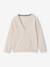 V-neck knitted cardigan BASICS for Boys marl grey+marl white+navy blue - vertbaudet enfant 