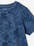 Printed boy's t-shirt denim blue+lichen+marl white+mint green - vertbaudet enfant 