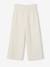 Wide-Leg Trousers in Cotton Gauze for Girls ecru - vertbaudet enfant 