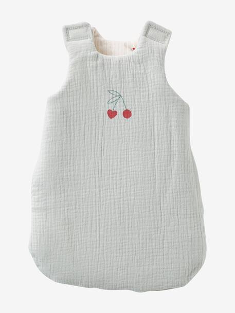 Baby Sleep Bag in Cotton Gauze, for Dolls Multi+red - vertbaudet enfant 